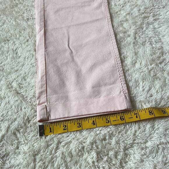 Yerse pale pink designer khaki pants, NWT size small or T1 - Picture 5 of 12
